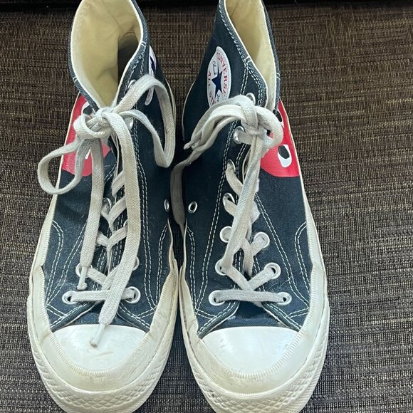 Converse x PLAY Comme des Garçons Chuck 70  Size W: 8 M:6 - Picture 3 of 7